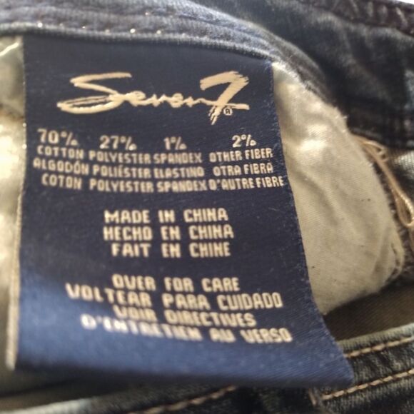 Seven7 Bermuda Blue Jean Shorts Size 4! - Picture 3 of 14